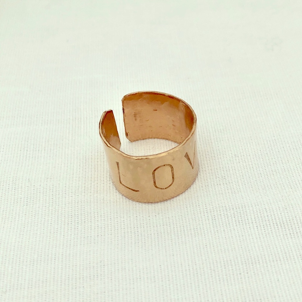 Cuff Ring 14k goldfill